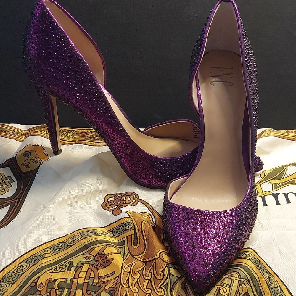 Elegant Purple Stiletto Heels